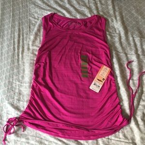 Fushia workout tank